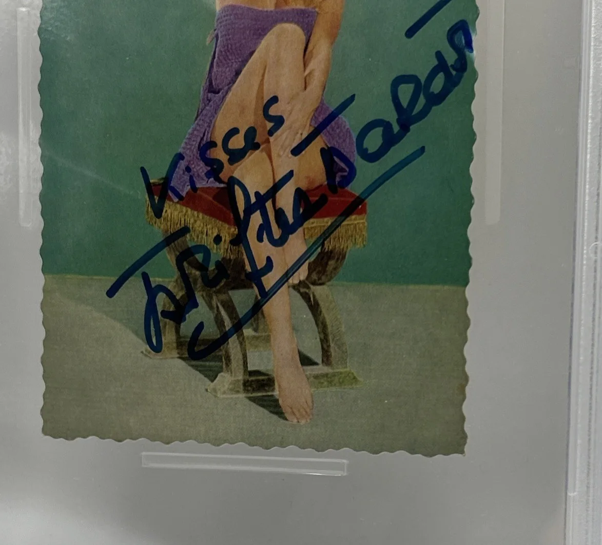 Brigitte Bardot — Brigitte Bardot Authentic Autographed Signed 4x6 Postcard PSA/DNA Authentic, image 4