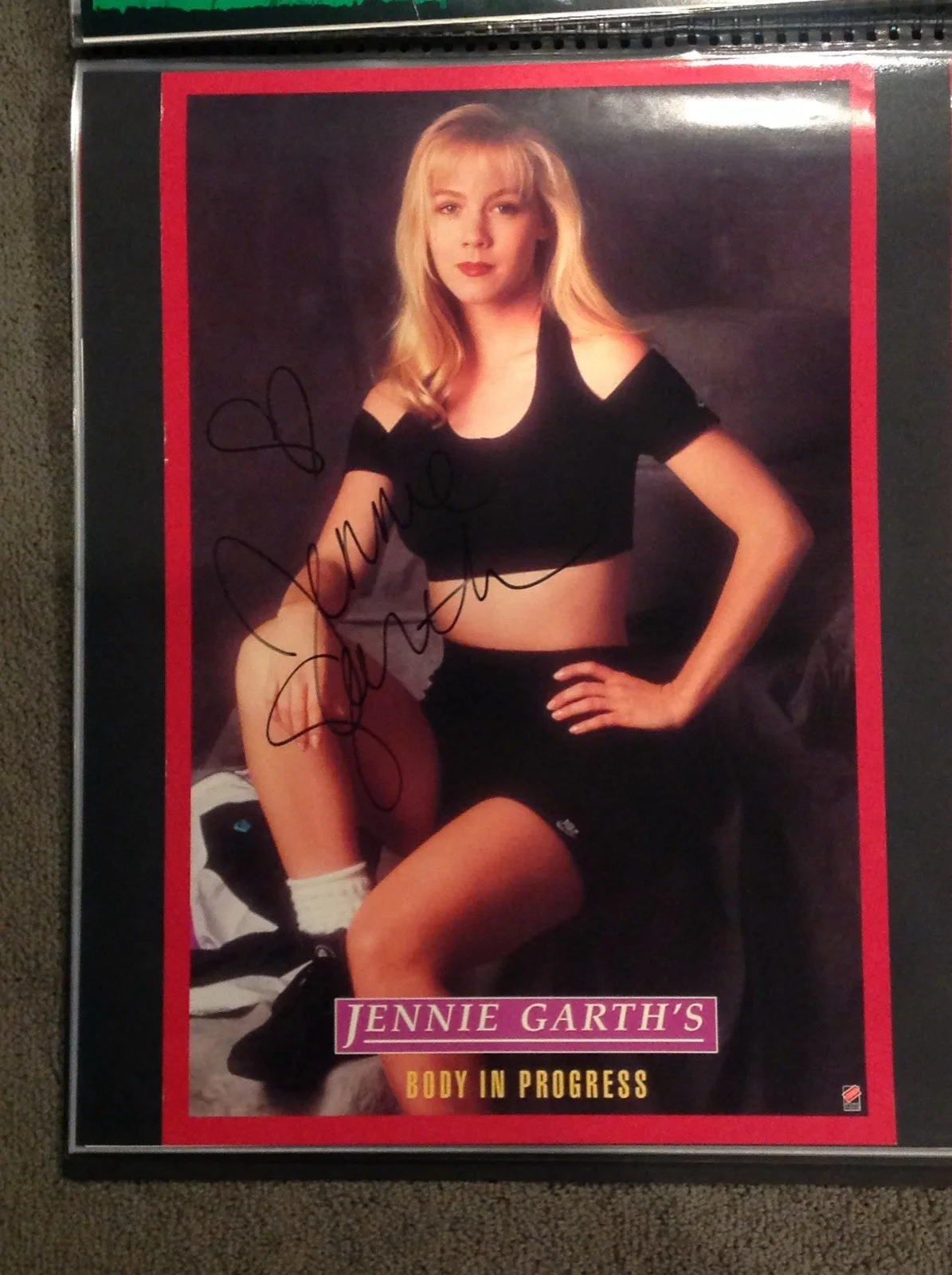 Jennie Garth — Jennie Garth Signed 24x16 Nike Promo Poster Autographed Beverly Hills 90210