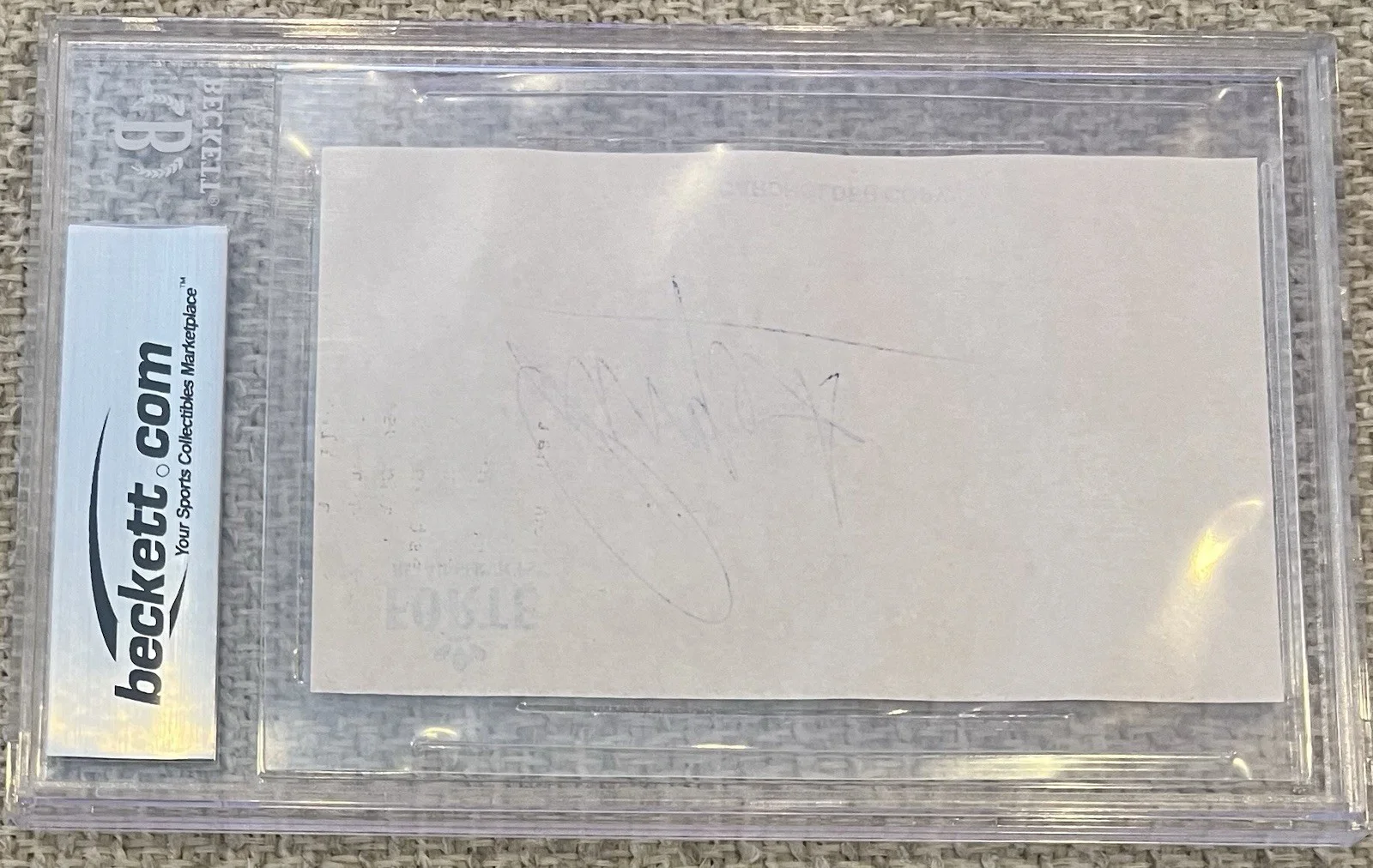 Ringo Starr Beatles Drummer Signed Cut Gem Mint Autograph Beckett Encapsulated, изображение 3