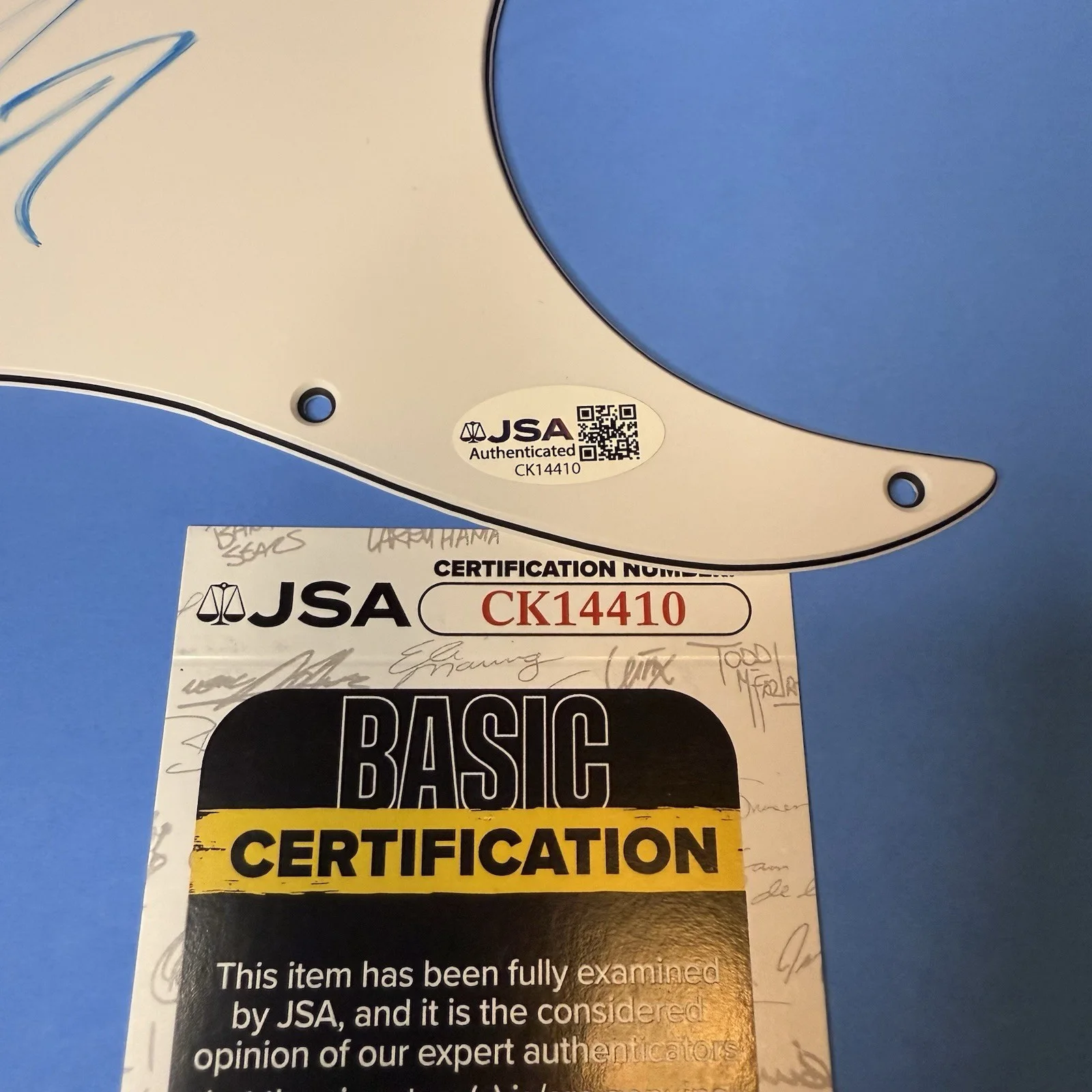 Michael Ray Signed Electric Pickguard Autographed Country Singer JSA COA, image 3