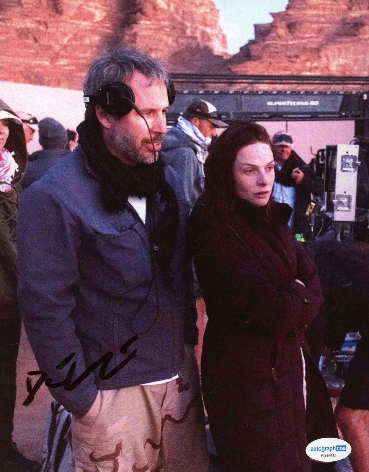 DENIS VILLENEUVE — Denis Villeneuve signed "DUNE" 8x10 Photo e Autographed PROOF Director ACOA COA, изображение 3