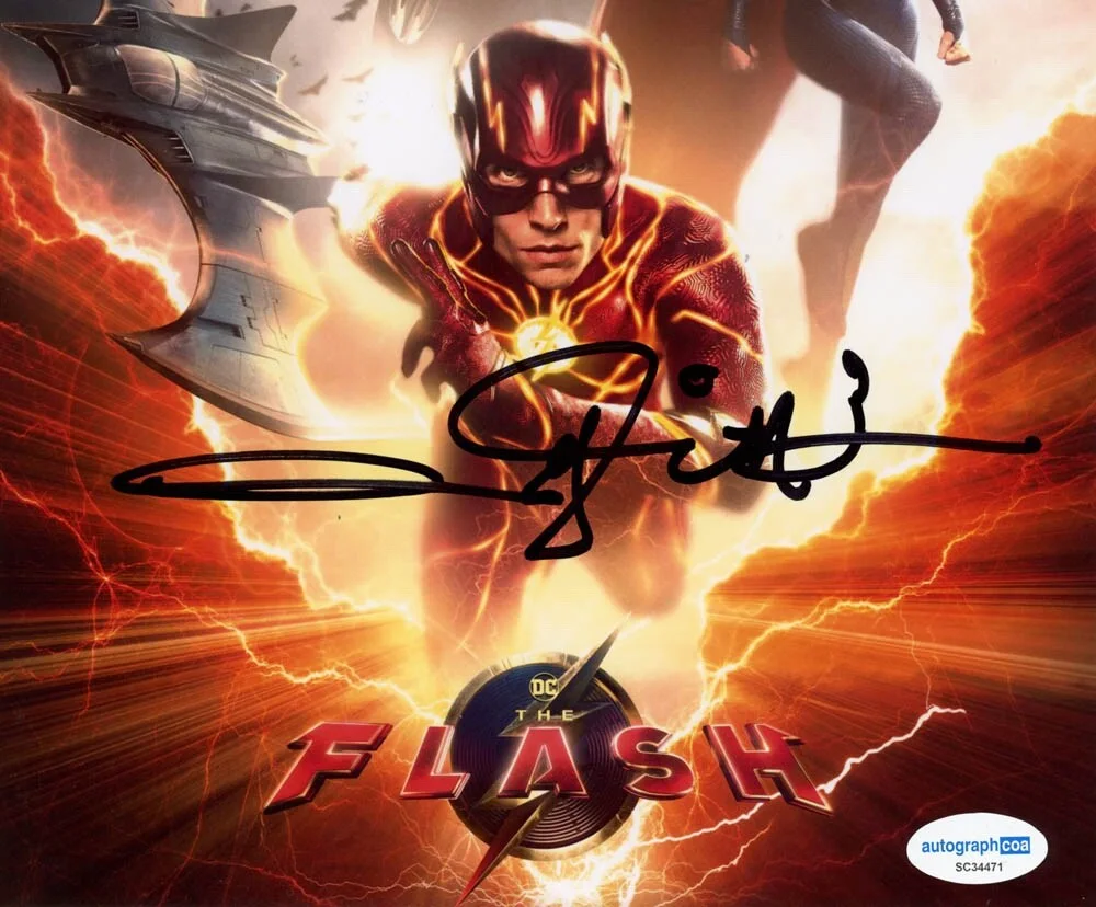 ANDY MUSCHIETTI — Andy Muschietti signed "THE FLASH" 8x10 Photo e EXCT PROOF Welcome To Derry ACOA, изображение 5