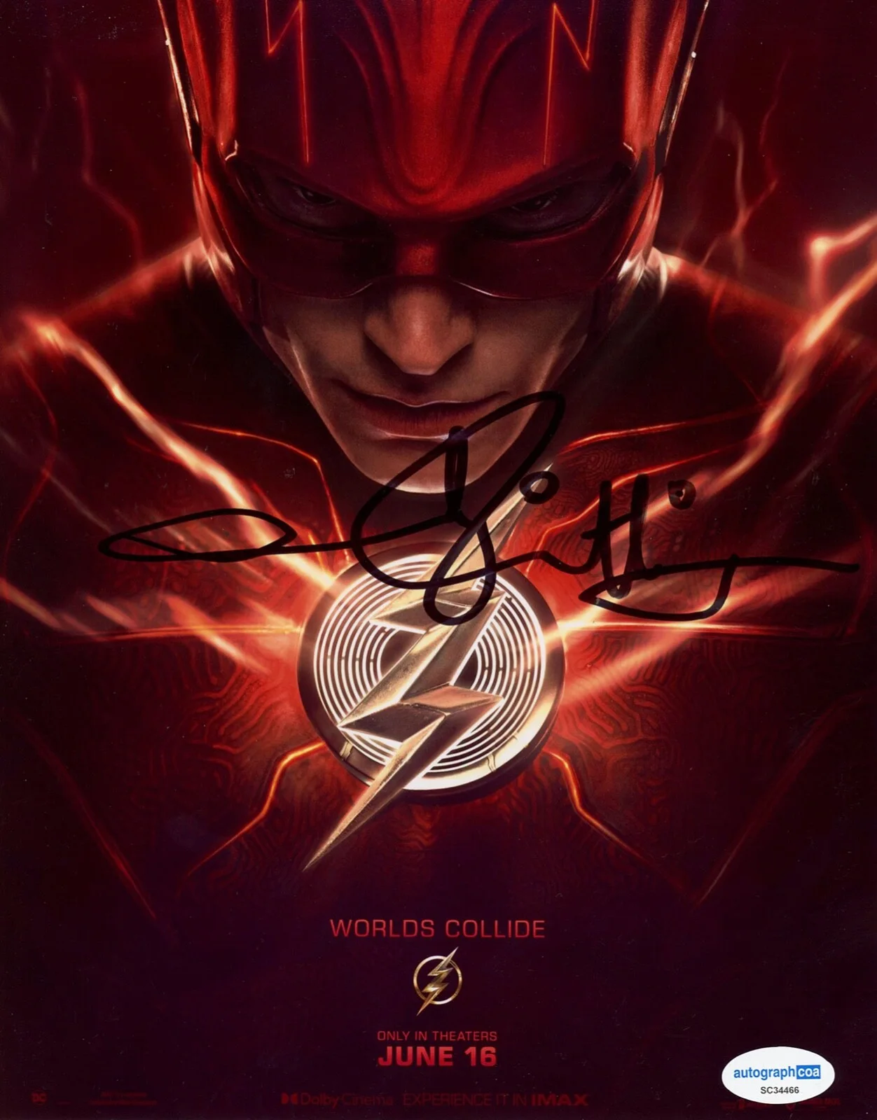 ANDY MUSCHIETTI — Andy Muschietti signed "THE FLASH" 8x10 Photo j EXCT PROOF Welcome To Derry ACOA, image 4