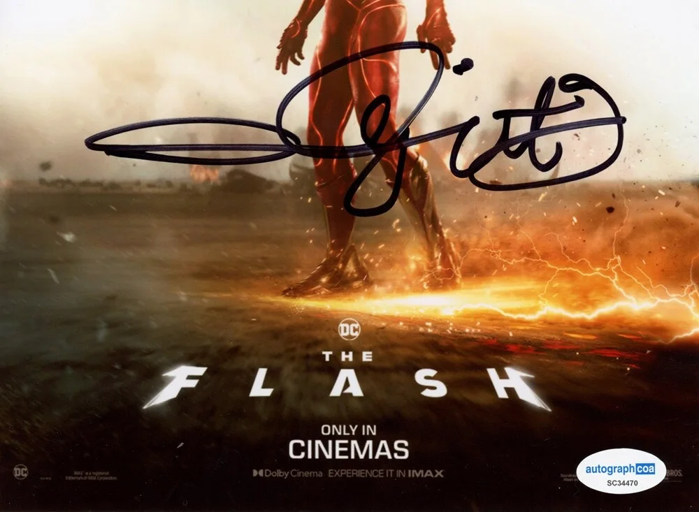 ANDY MUSCHIETTI — Andy Muschietti signed "THE FLASH" 8x10 Photo IT c WELCOME TO DERRY Dir ACOA COA, image 4