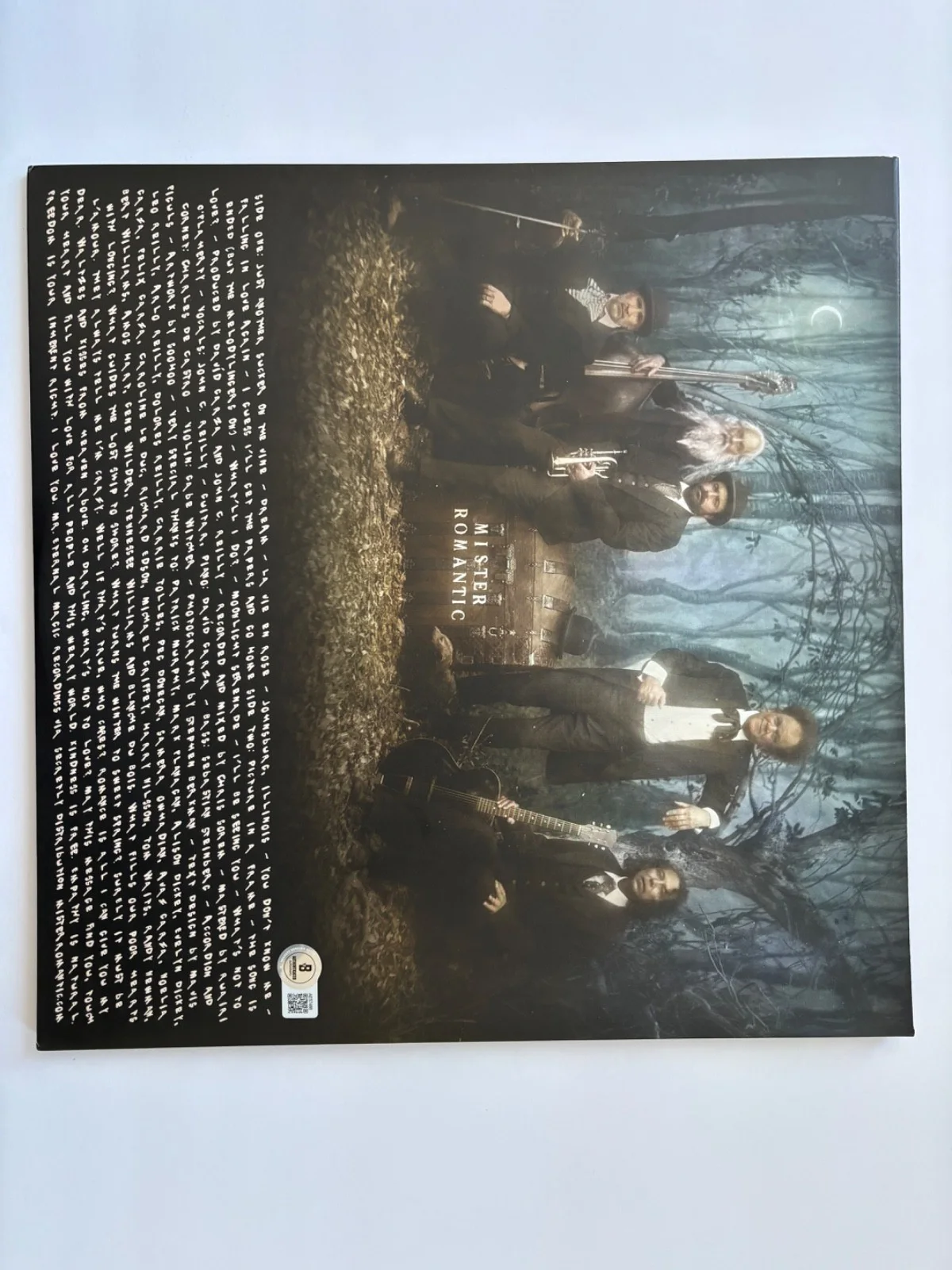 JOHN C REILLY SIGNED MISTER ROMANTIC ALBUM VINYL ACTOR STEP BROTHERS BAS, image 3