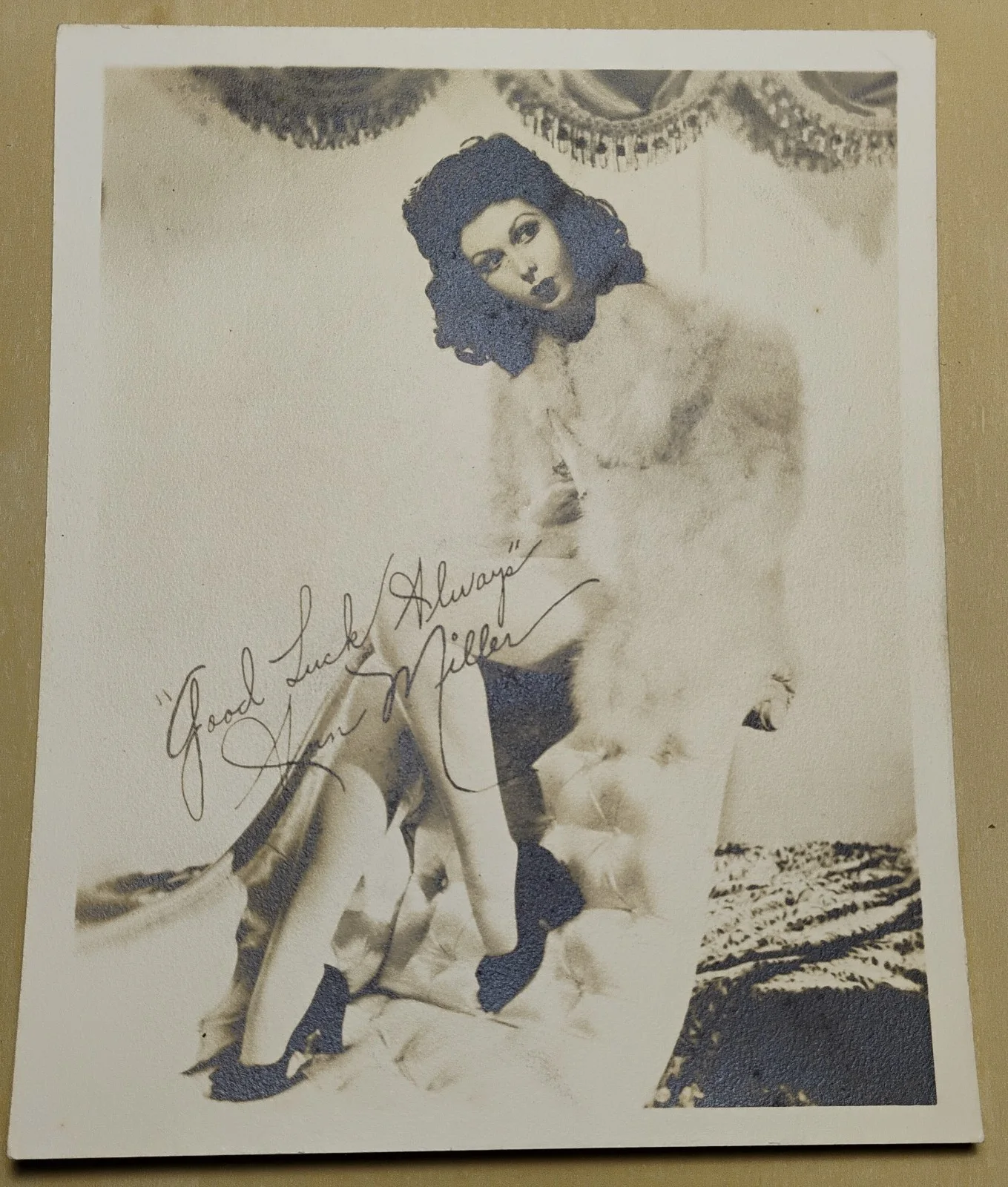 Ann Miller — Ann Miller Actress Dancer 4 x 5 autographed photo, image 2