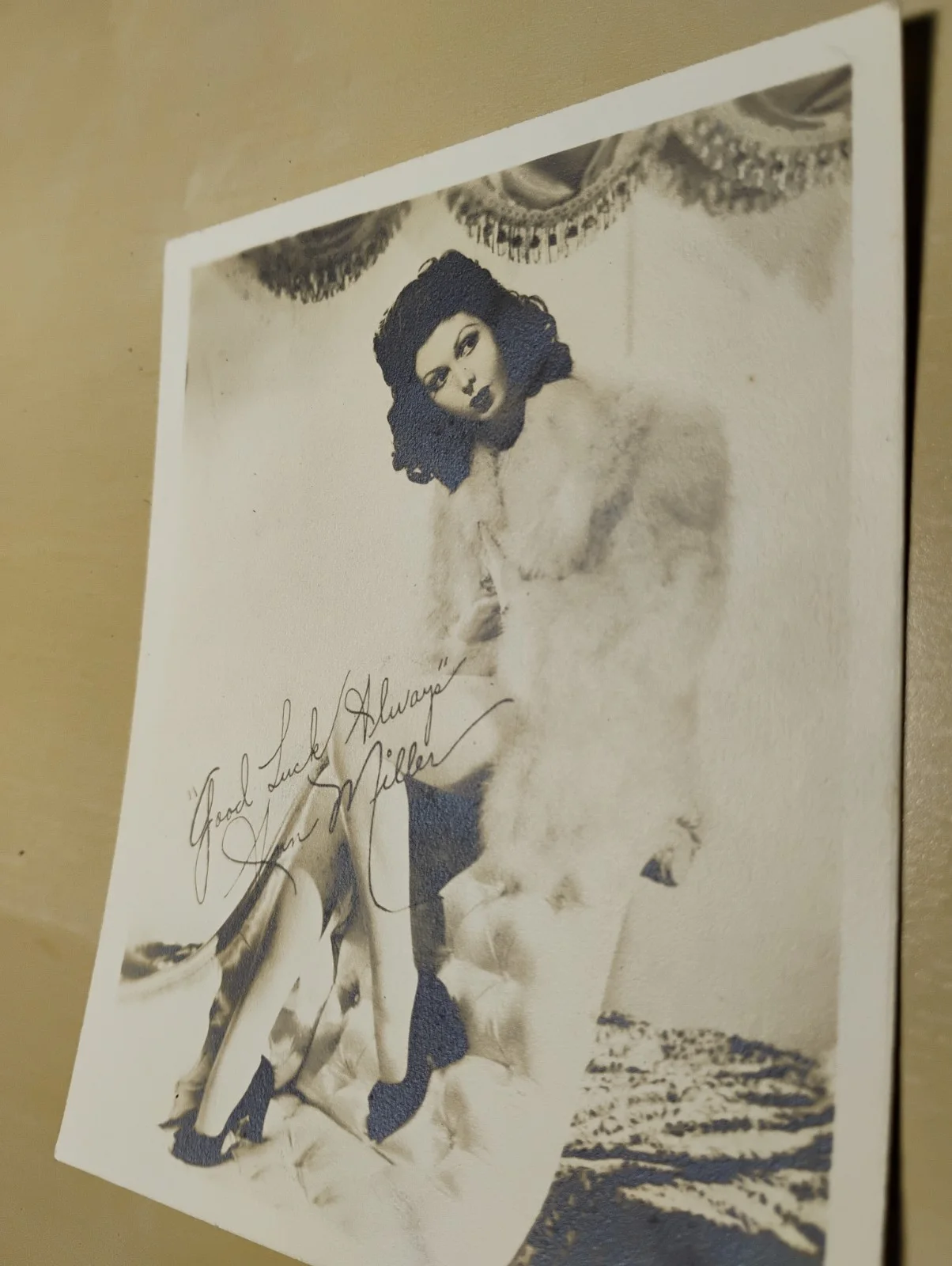 Ann Miller — Ann Miller Actress Dancer 4 x 5 autographed photo, image 3