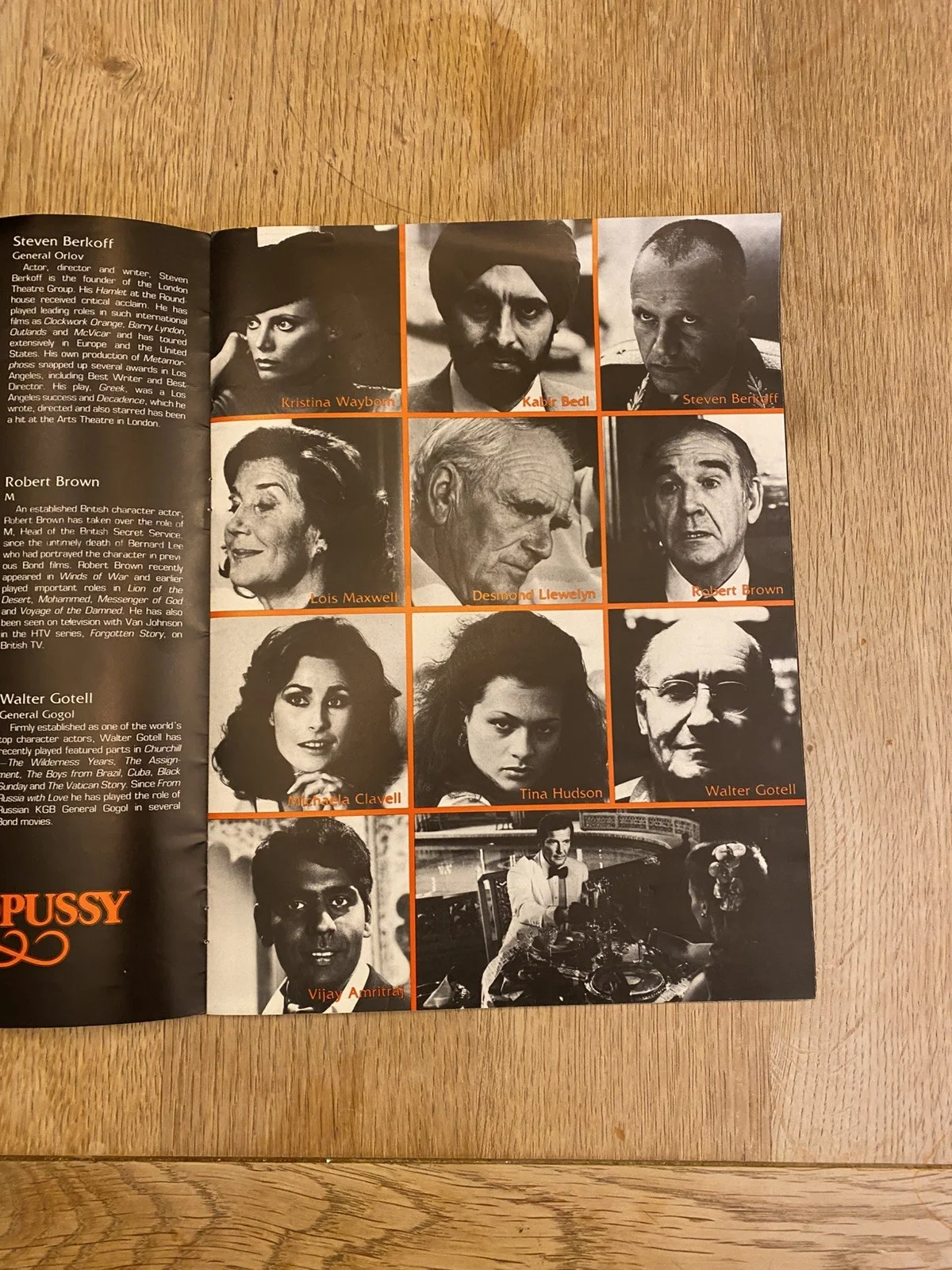 JAMES BOND 007 - OCTOPUSSY ORIGINAL FILM BROCHURE - 1981, image 5