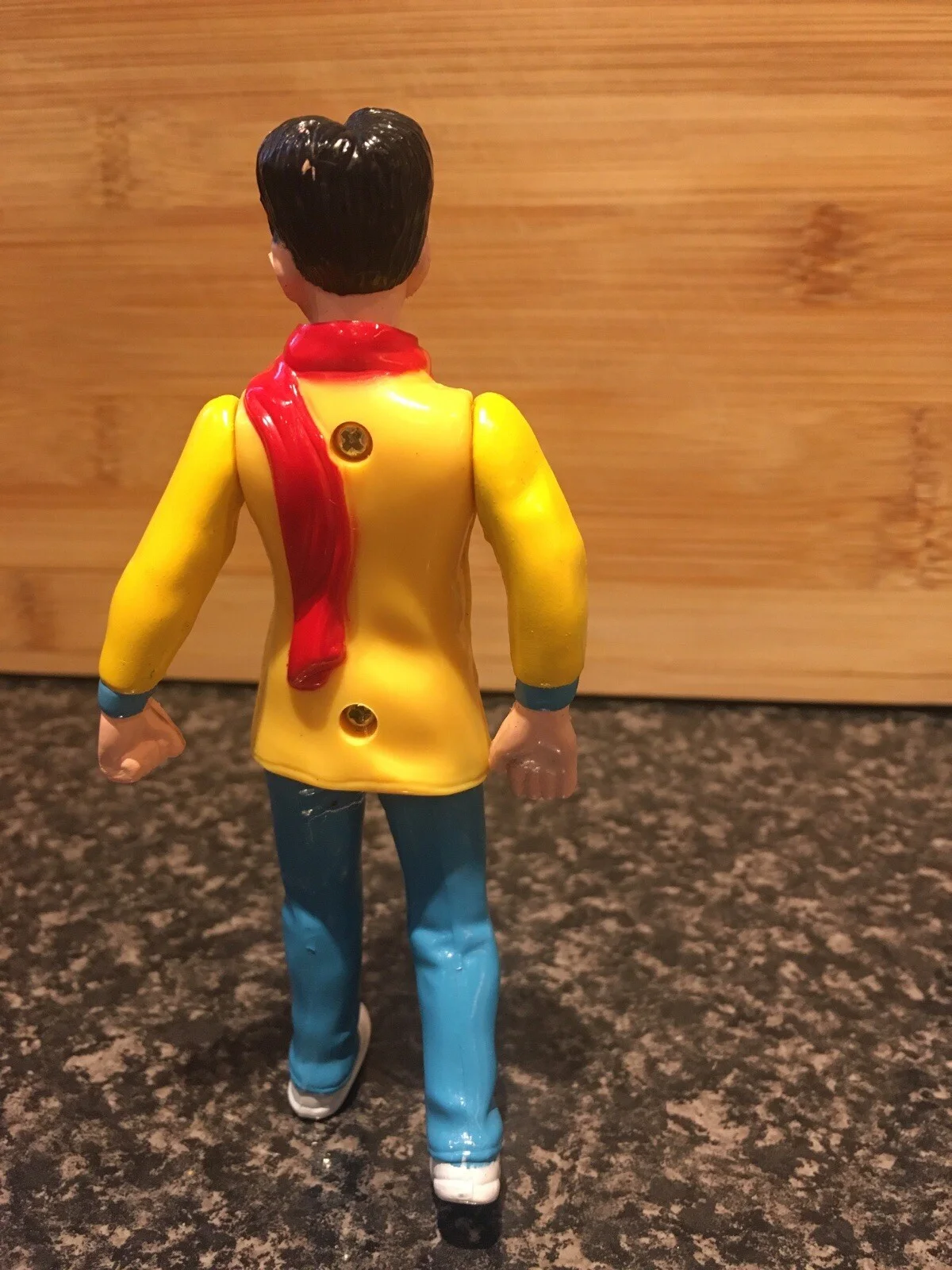 Rare Vintage Harry Potter Action Figure yellow jumper 5”, image 3