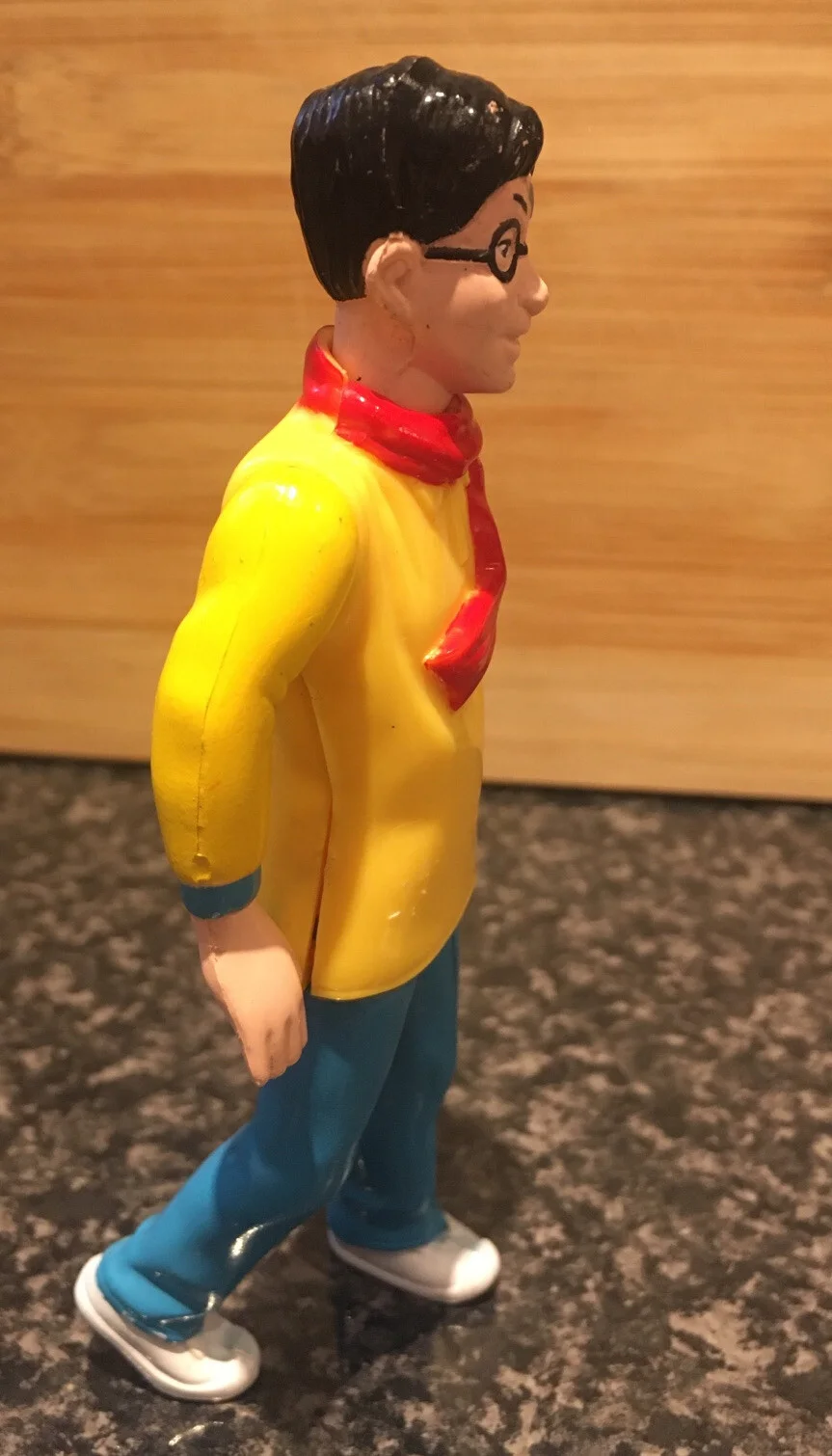 Rare Vintage Harry Potter Action Figure yellow jumper 5”, image 4