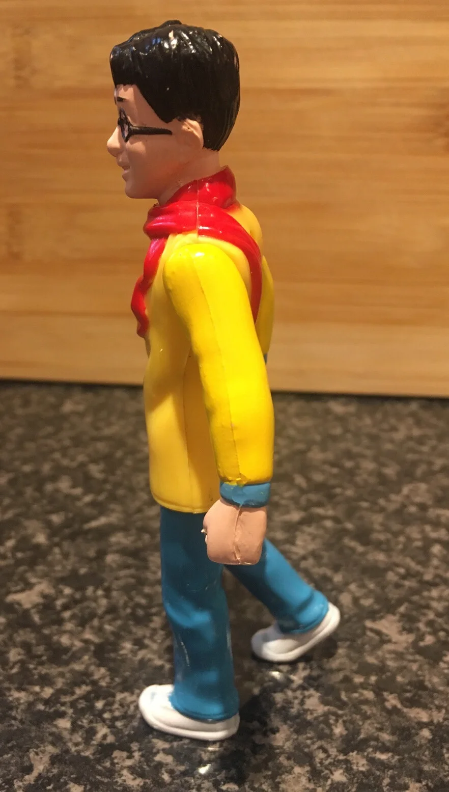 Rare Vintage Harry Potter Action Figure yellow jumper 5”, image 5