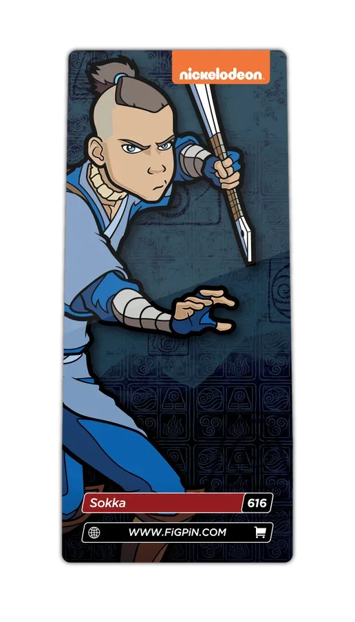 FiGPiN Sokka (0616) Avatar The Last Airbender 3-Inch Enamel Pin, изображение 2