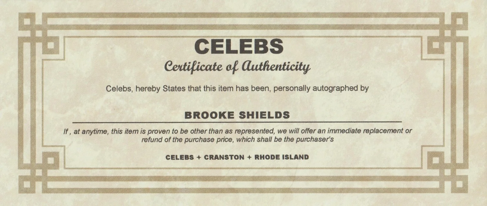 Brooke Shields — BROOKE SHIELDS 8x10 Photo "Pretty Baby" Child Star with COA authentication, изображение 3