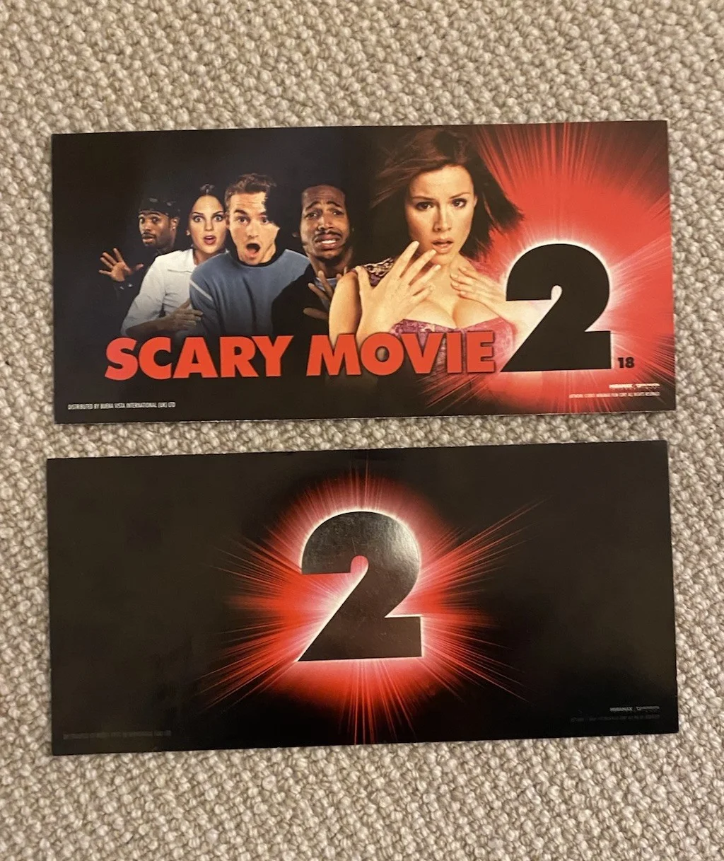 SCARY MOVIE 2 UK GALA PREMIERE TICKETS x 2 PLUS DROP OFF LEAFLET & SIGNATURES 4, изображение 5