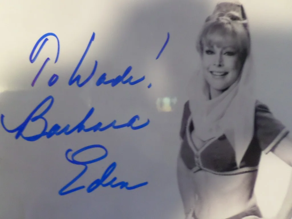 Barbara Eden — I Dream Of Jeannie Barbara Eden Signed 8X10 B&W Photo, изображение 2