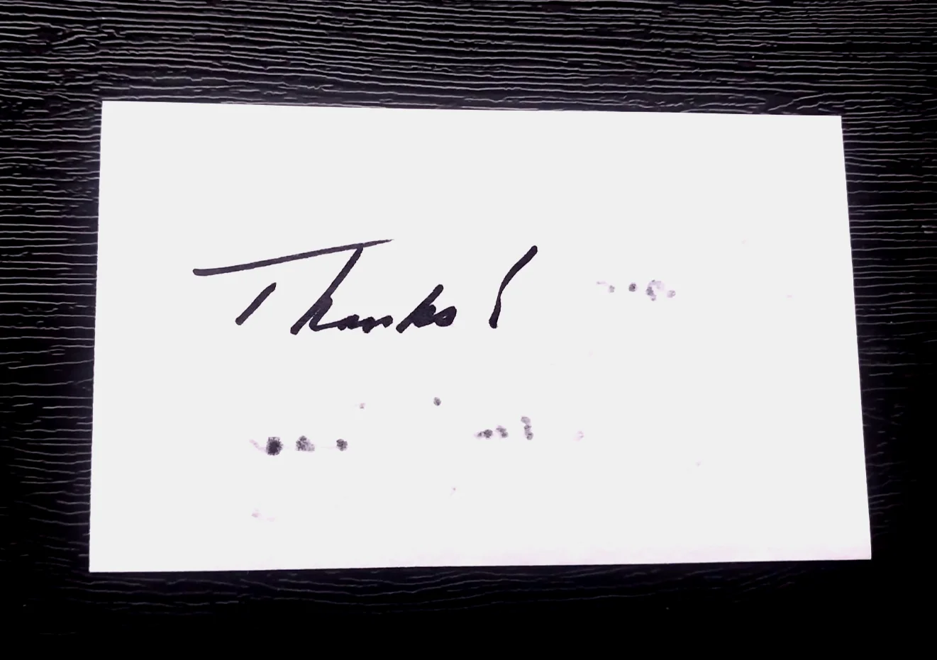 Erin Gray — ERIN GRAY COLONEL WILMA DEERING BUCK ROGERS AUTOGRAPHED SIGNED INDEX CARD 3X5 B, image 2