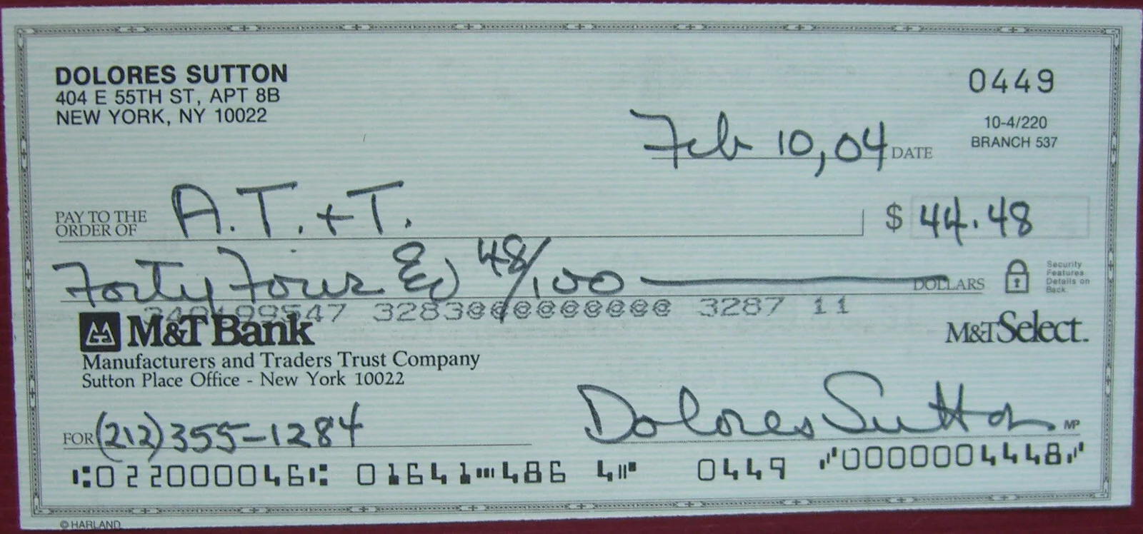L A Schoen — L A Schoen The Interim of Time Autographed Inscription to Actress Dolores Sutton, image 5