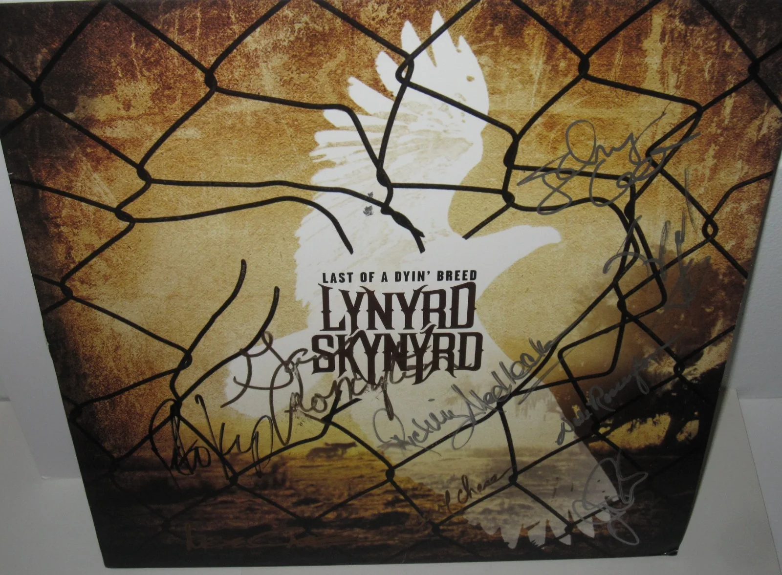 LYNYRD SKYNYRD SIGNED LAST OF A DYIN BREED ALBUM VINYL GARY ROSSINGTON JSA LOAX9, изображение 2
