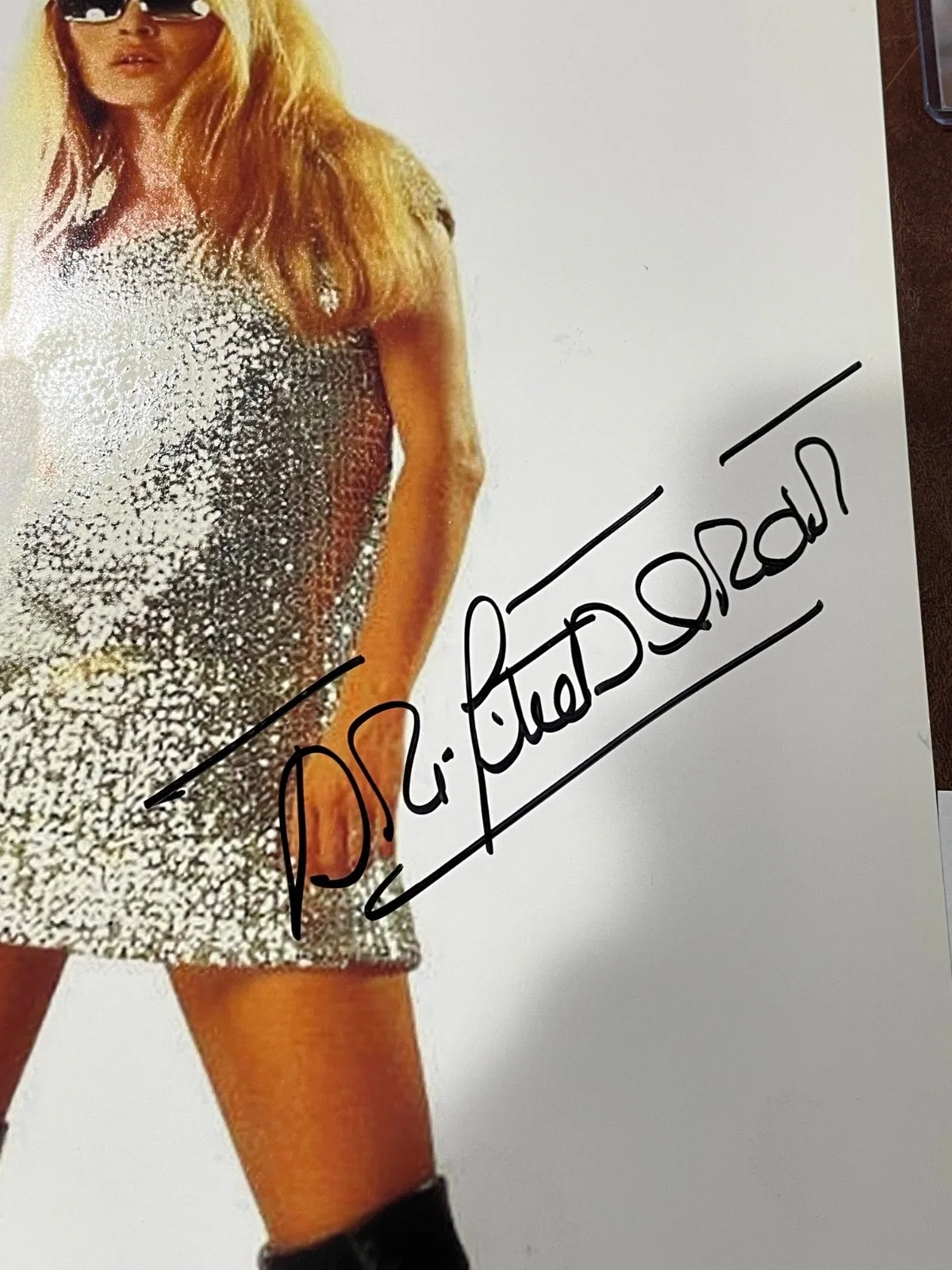 Brigitte Bardot — Brigitte Bardot Authentic Signed Color 11x17 Matte Photo Print COA, изображение 2