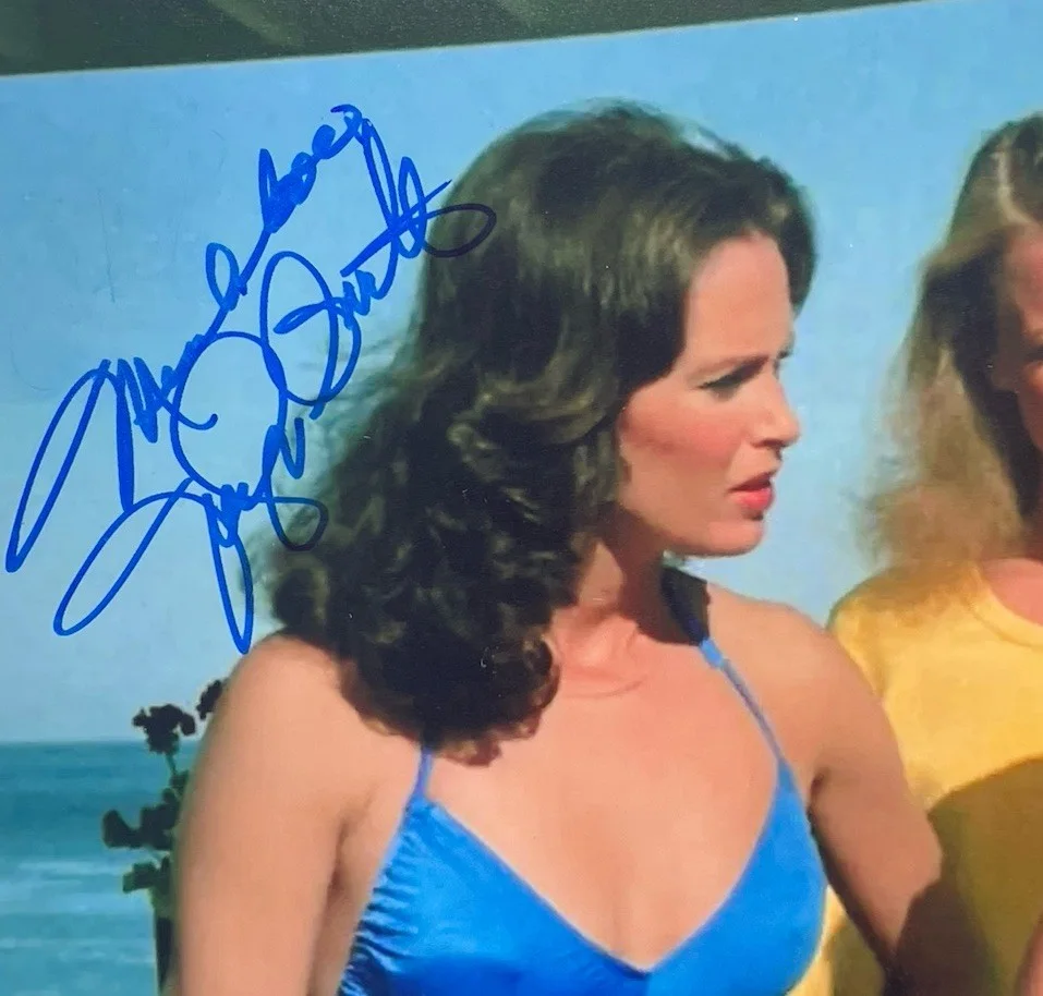Jaclyn Smith — Jaclyn Smith and Cheryl Ladd Authentic signed 8x10 Charlie's Angels, image 2
