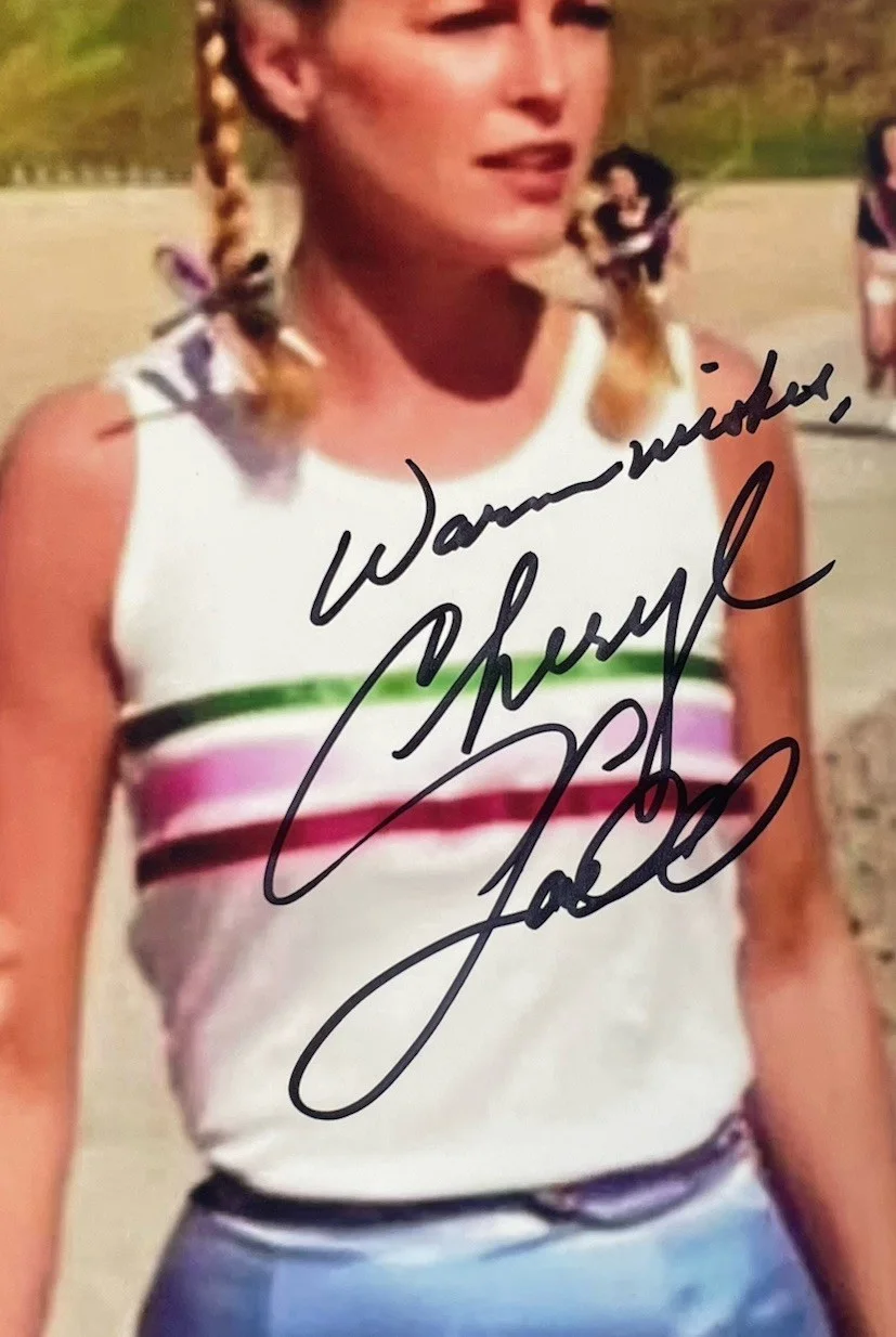 Jaclyn Smith — Jaclyn Smith and Cheryl Ladd Authentic signed 8x10 Charlie's Angels, image 2