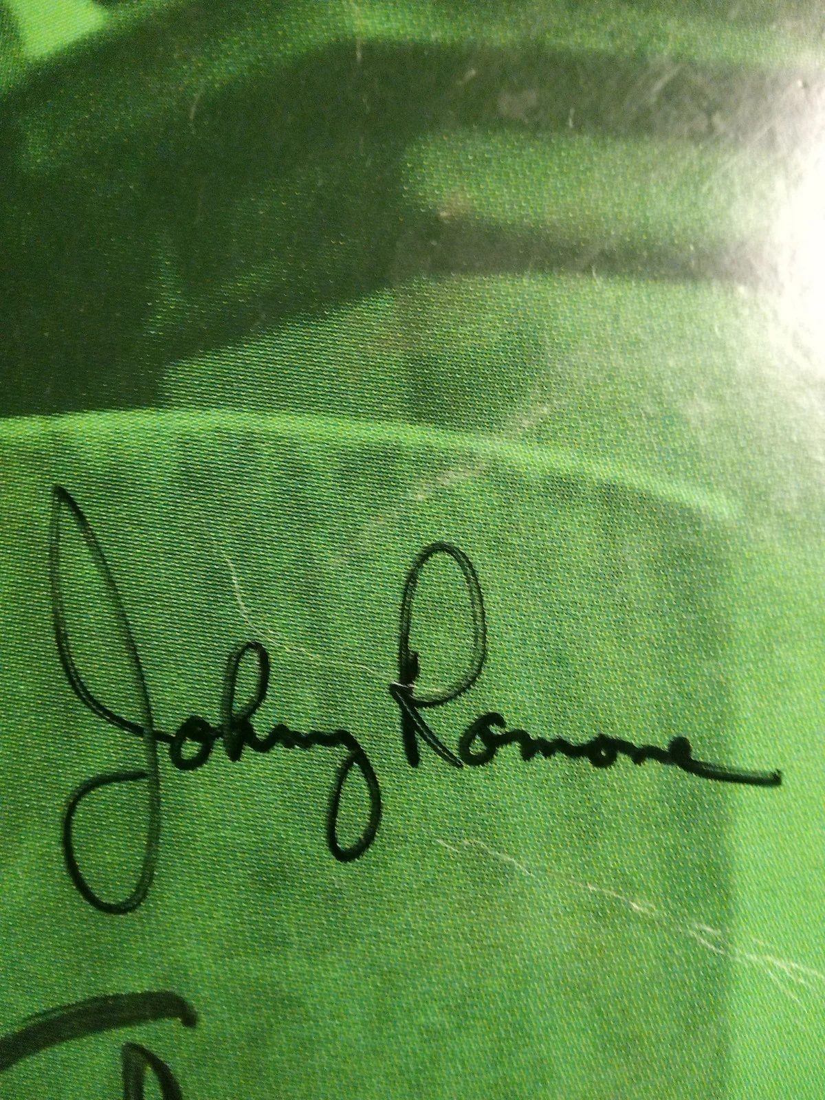 The Ramones "Halfway To Sanity ” Autographed, Sleeve only, Certified, COA, изображение 3