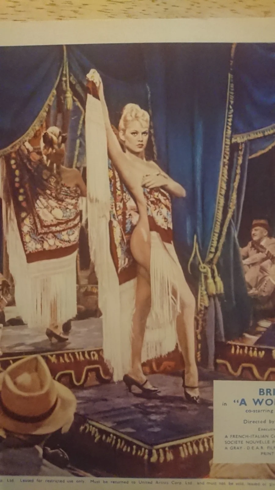 Brigitte Bardot A Woman Like Satan 1958 Set of 8 UK Lobby Cards Julien Duvivier, изображение 5