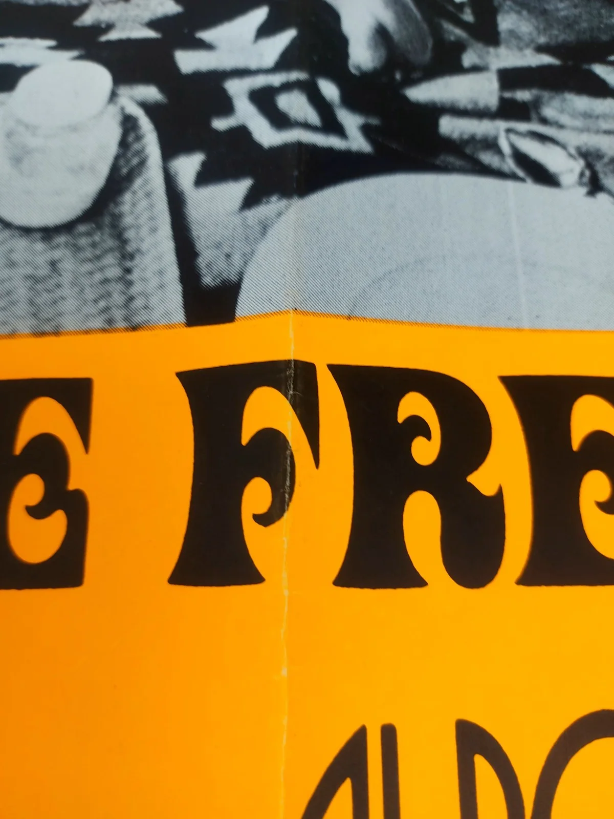 BUTTERFLIES ARE FREE ORIGINAL UK QUAD FILM POSTER 1972, изображение 5