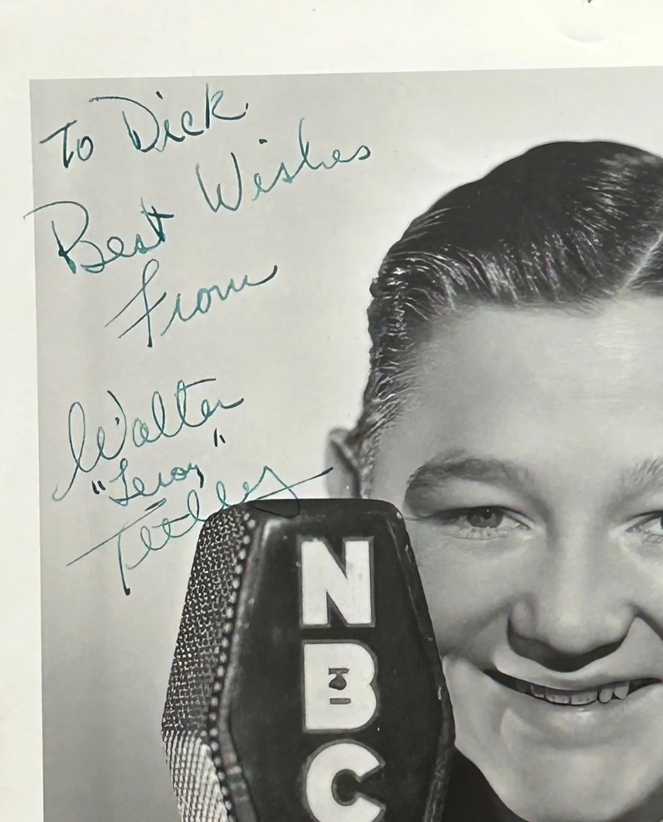 WALT TETLEY—SIGNED PHOTO—GILDERSLEEVE•ANDY PANDY•BUCK ROGERS•ROD SERLING•J WARD, изображение 2