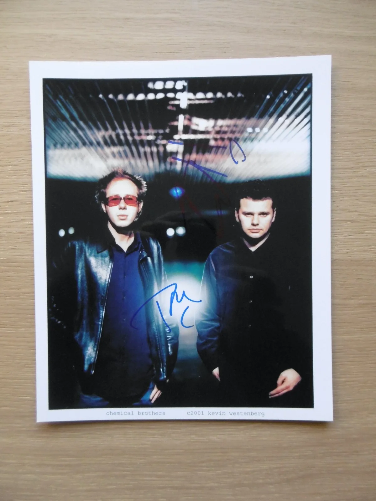 The Chemical Brothers signed 8x10 inch photo autographs ACOA, изображение 2