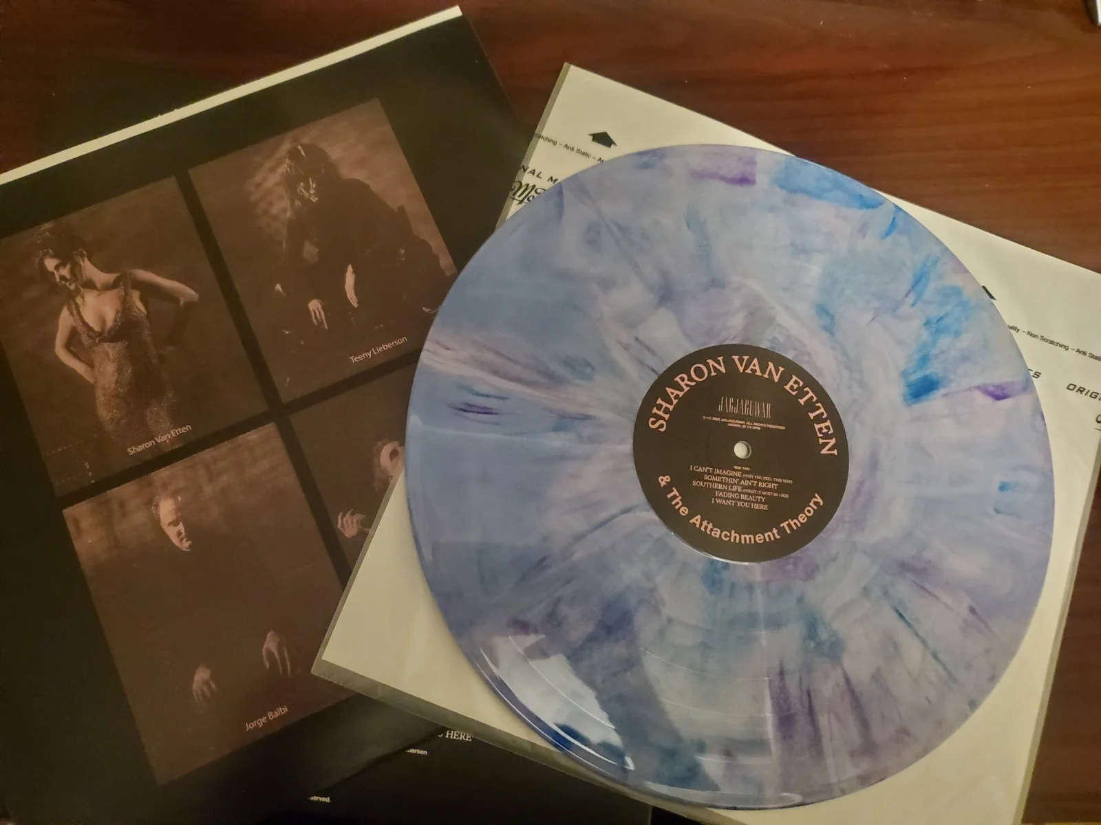 Sharon Van Etten & The Attachment Theory - Ltd Ed **SIGNED** Blue Marble Vinyl, изображение 3