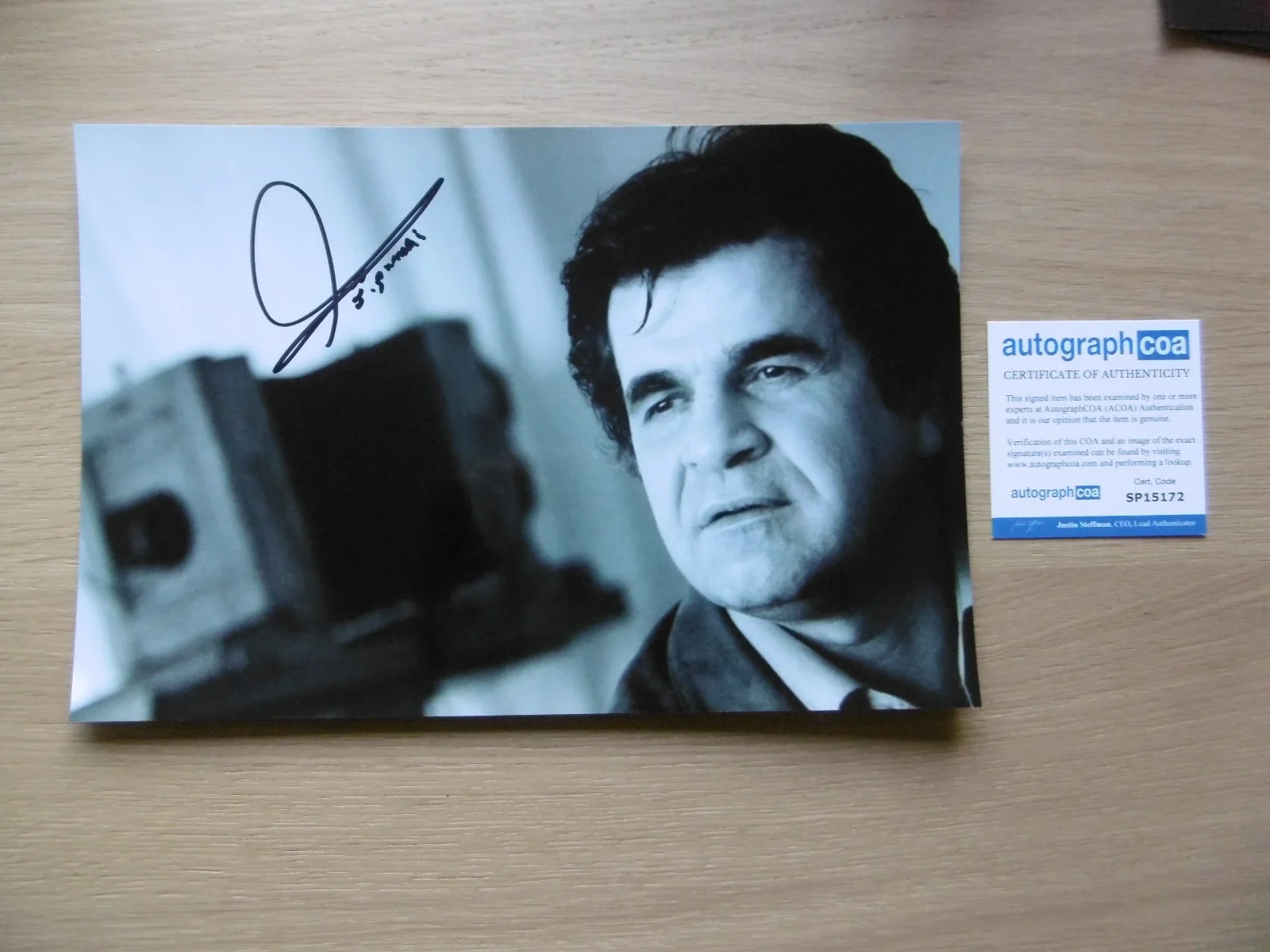 Jafar Panahi — Jafar Panahi Director signed 8x12 inch photo autograph ACOA