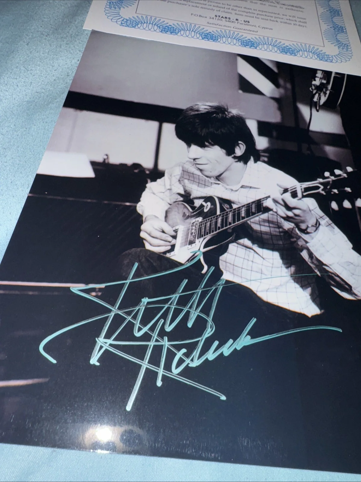 Authentic Signed Keith Richards 8x10 Photo, image 5