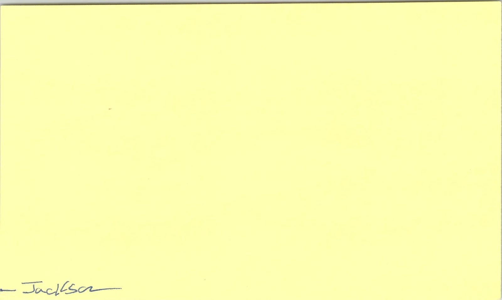 Jonathan Jackson — Jonathan Jackson Signed 3x5 Index Card General Hospital Autographed, image 2