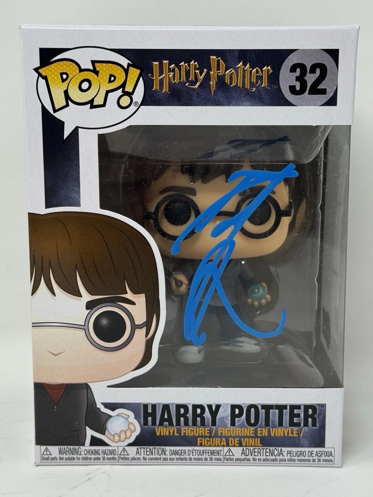 Daniel Radcliffe — Daniel Radcliffe Signed Autograph Harry Potter Funko Pop #32 Figure Beckett COA, image 2