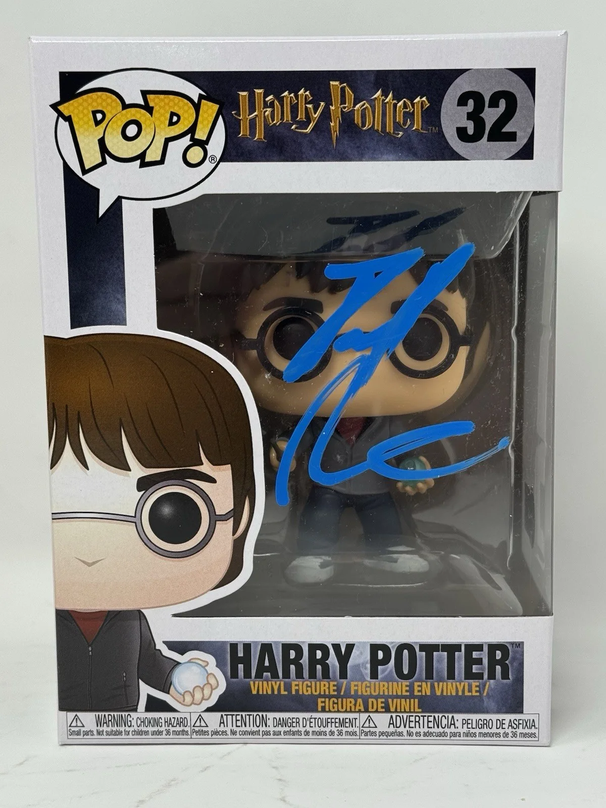Daniel Radcliffe — Daniel Radcliffe Harry Potter Signed Autograph Funko Pop #32 Figure Beckett COA, изображение 2