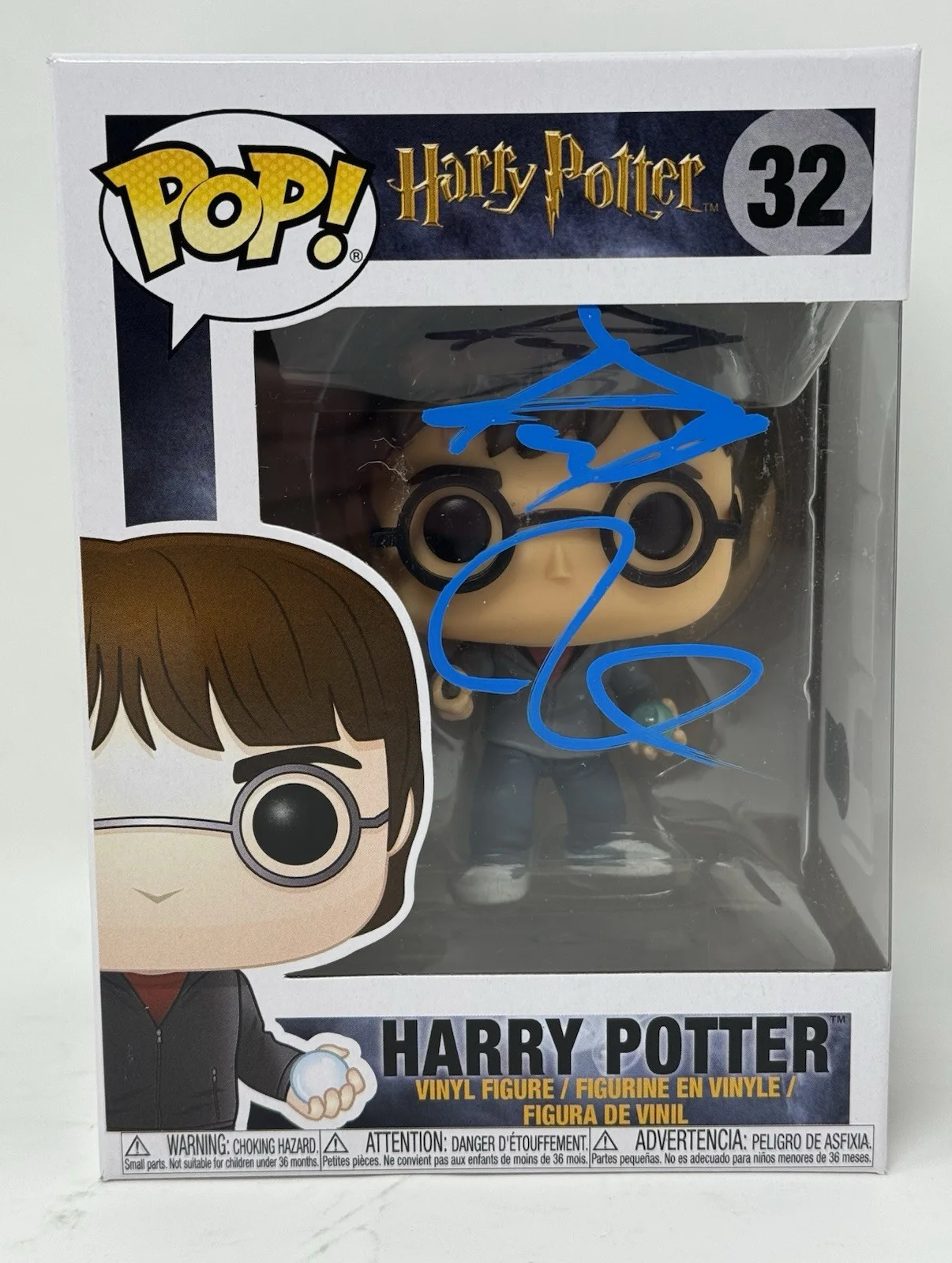 Daniel Radcliffe — Daniel Radcliffe Harry Potter Signed Autograph Funko Pop #32 Figure Beckett COA, изображение 2