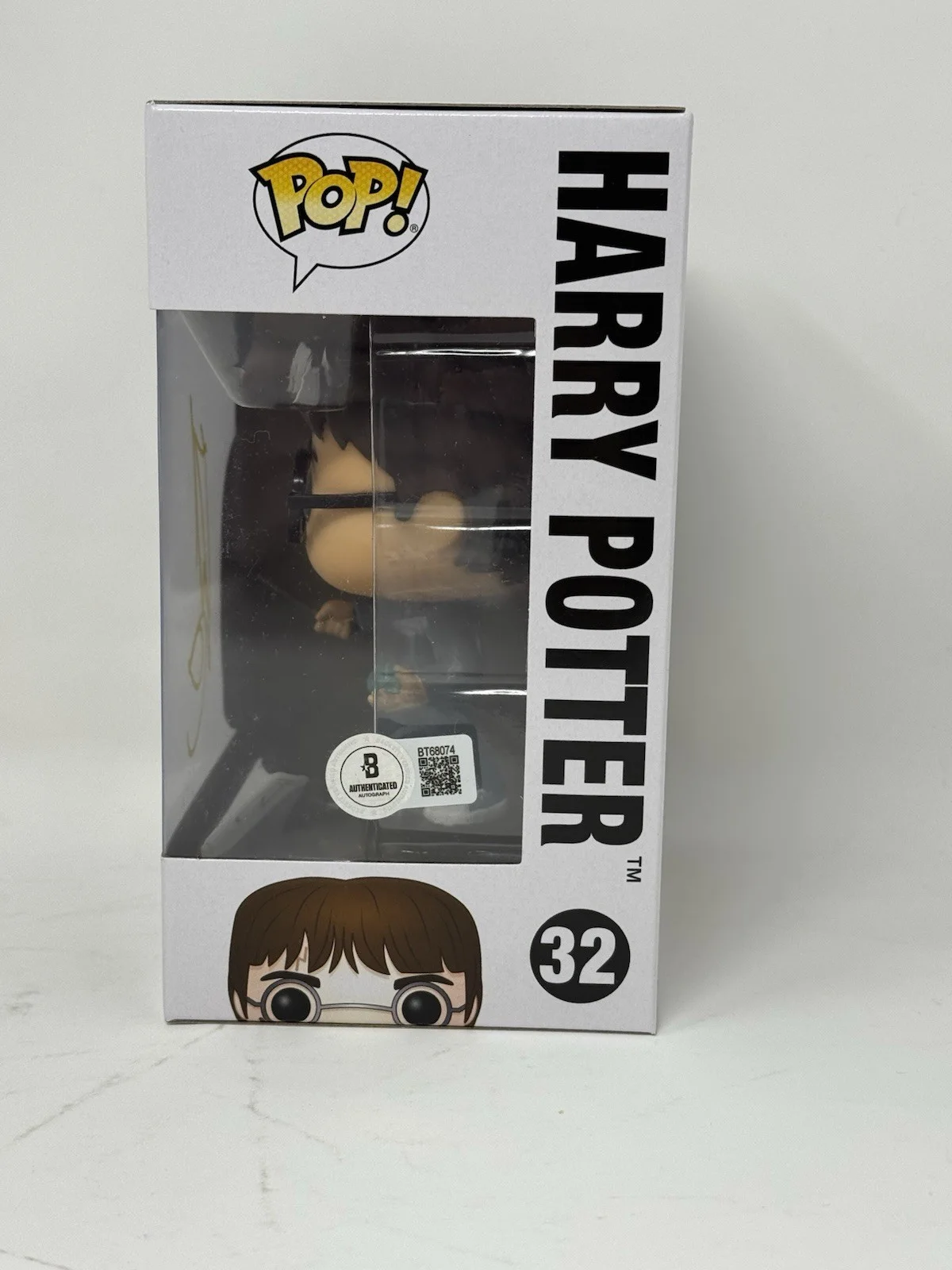 Daniel Radcliffe — Daniel Radcliffe Harry Potter Signed Autograph Funko Pop #32 Figure Beckett COA, изображение 4