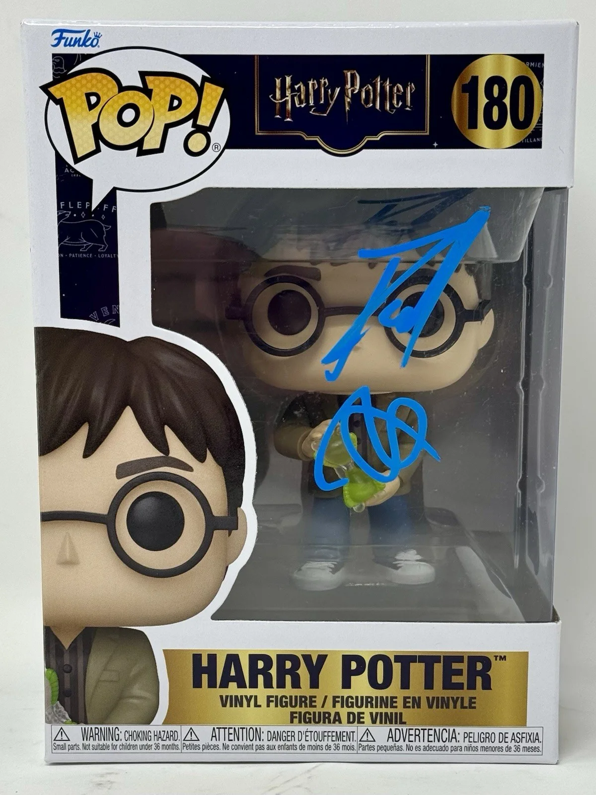 Daniel Radcliffe — Daniel Radcliffe Signed Harry Potter Funko Pop #180 Autograph Figure Beckett COA, изображение 2