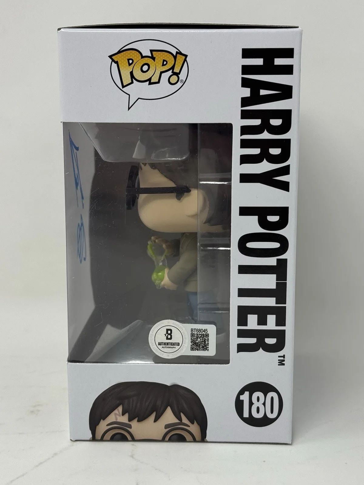 Daniel Radcliffe — Daniel Radcliffe Signed Harry Potter Funko Pop #180 Autograph Figure Beckett COA, изображение 3