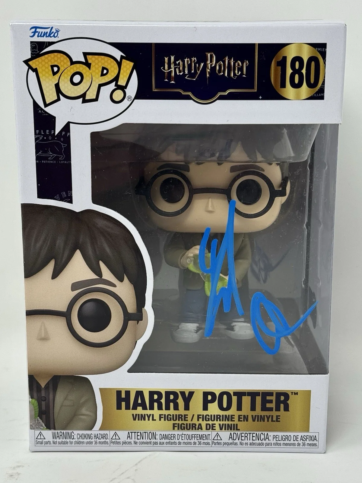 Daniel Radcliffe — Daniel Radcliffe Signed Harry Potter Funko Pop #180 Autograph Figure Beckett COA, изображение 4