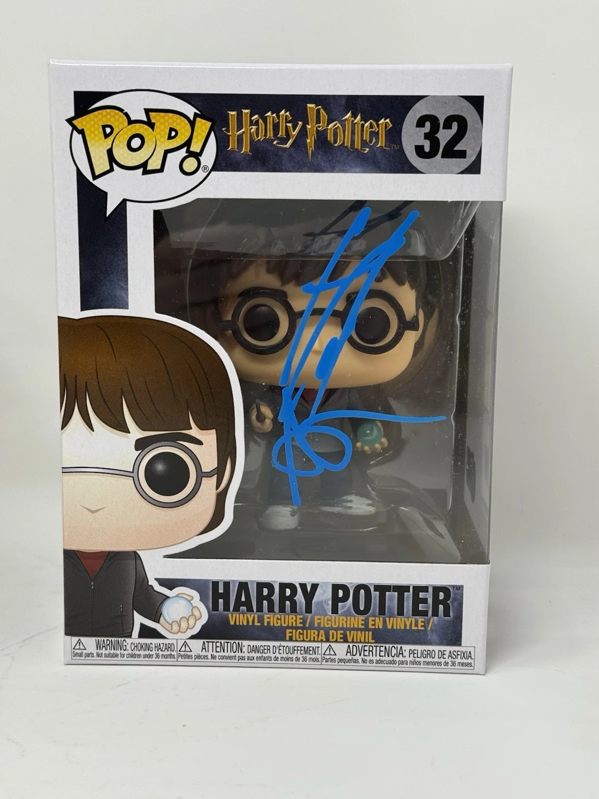 Daniel Radcliffe — Daniel Radcliffe Harry Potter Signed Autograph Funko Pop #32 Figure Beckett COA, изображение 5