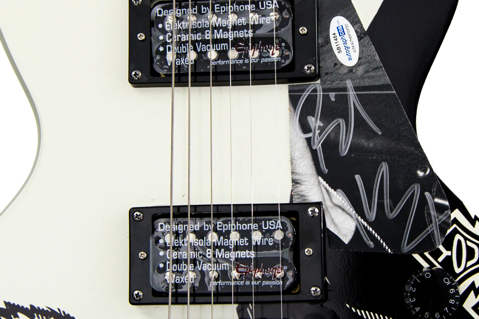 Billy Idol Autographed Guitar (ACOA), image 2