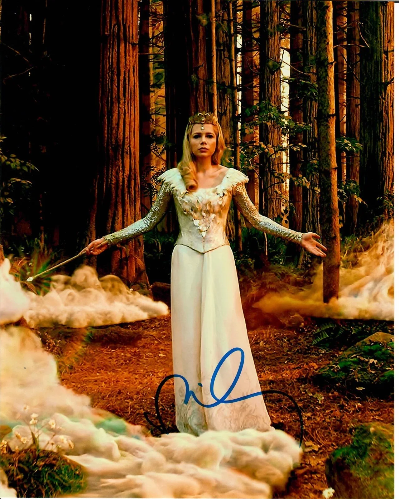Michelle Williams — Michelle Williams Oz Actress As Glinda The Good Witch Signed 8x10 Photo TTM COA