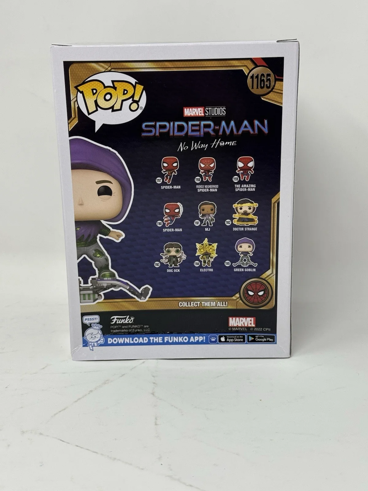 Willem Dafoe — Willem Dafoe Signed Spider-Man Green Goblin Funko Pop 1165 Autograph Beckett COA, image 5