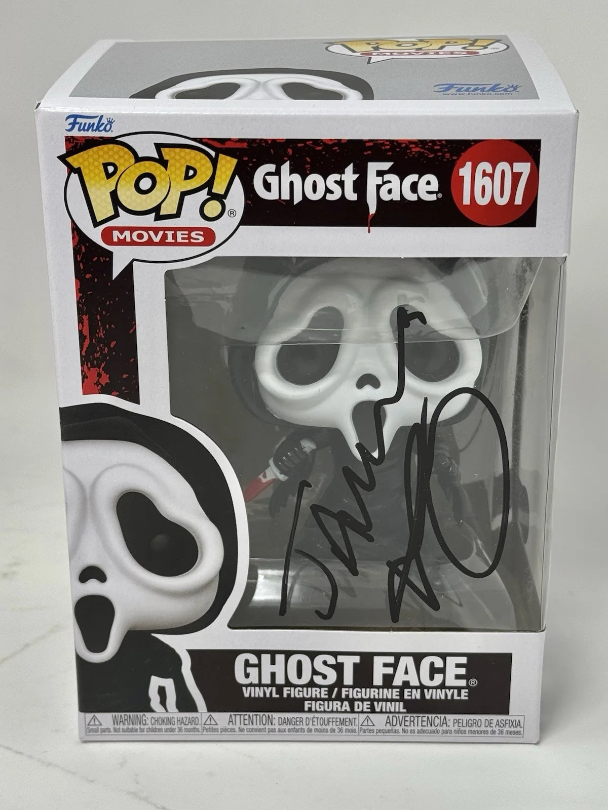 Jamie Kennedy — Jamie Kennedy Signed Scream Ghost Face Funko Pop Autograph Randy Beckett COA, изображение 2