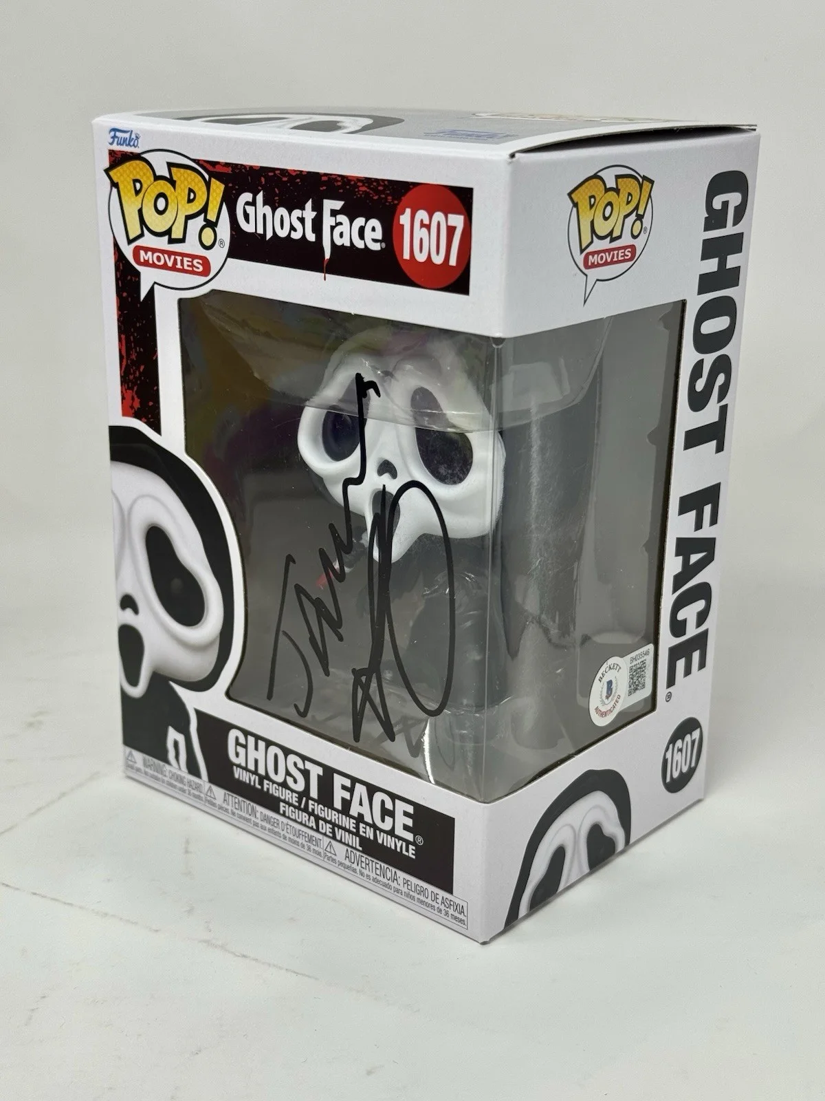 Jamie Kennedy — Jamie Kennedy Signed Scream Ghost Face Funko Pop Autograph Randy Beckett COA, изображение 3