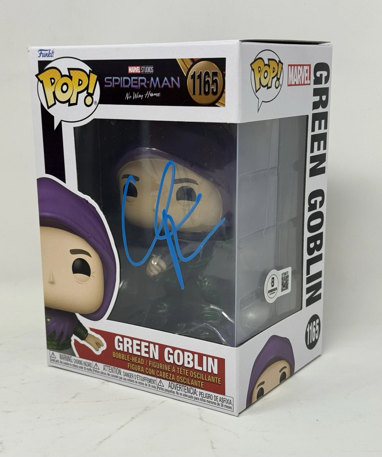 Willem Dafoe — Willem Dafoe Signed Spider-Man Green Goblin Funko Pop Marvel Autograph Beckett, image 2