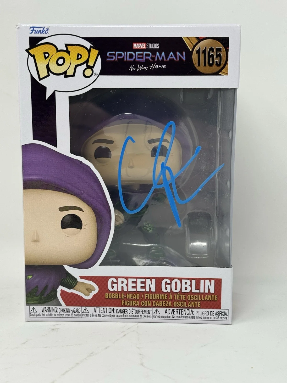 Willem Dafoe — Willem Dafoe Signed Spider-Man Green Goblin Funko Pop Marvel Autograph Beckett, image 3