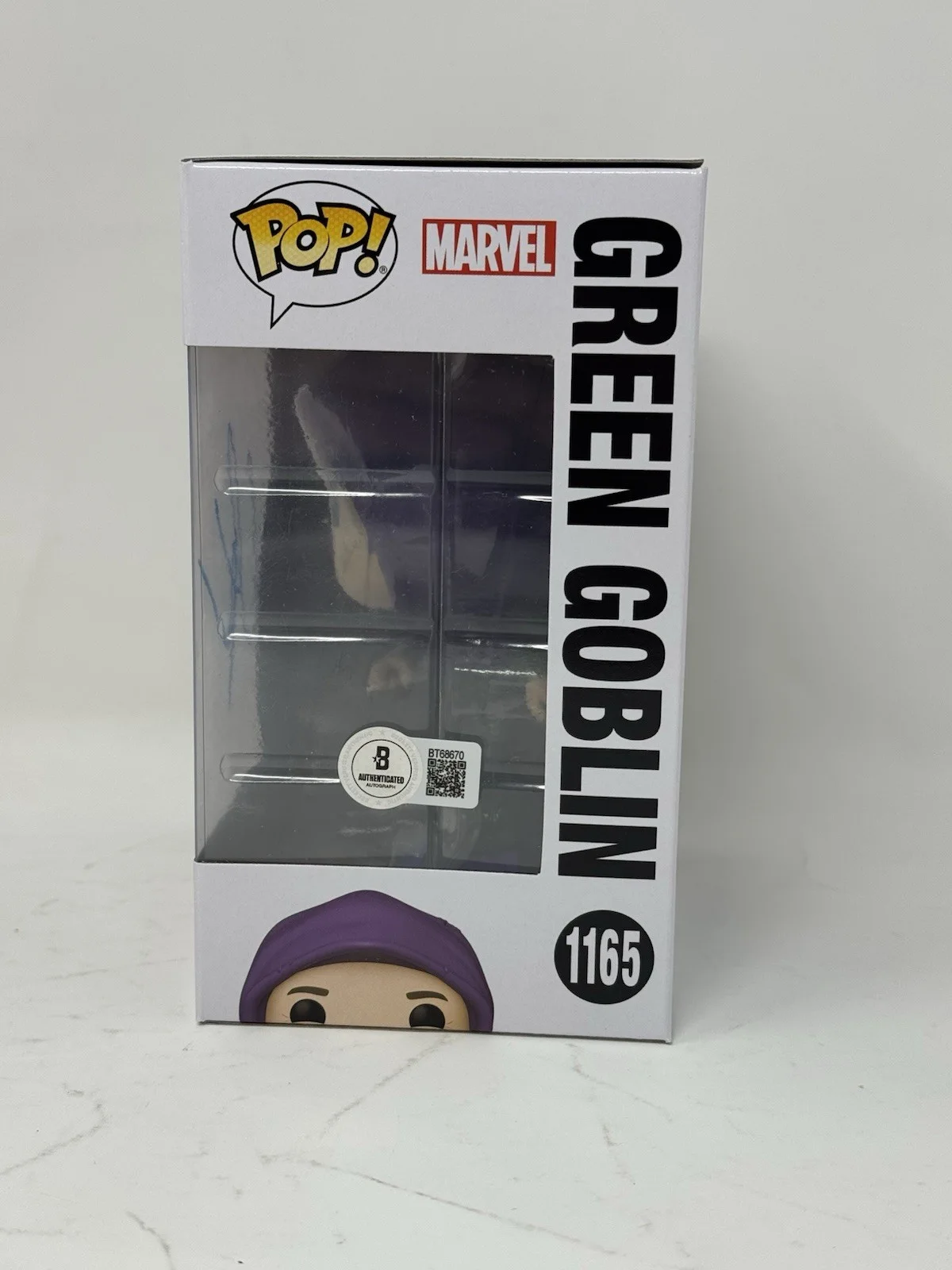 Willem Dafoe — Willem Dafoe Signed Spider-Man Green Goblin Funko Pop Marvel Autograph Beckett, image 4